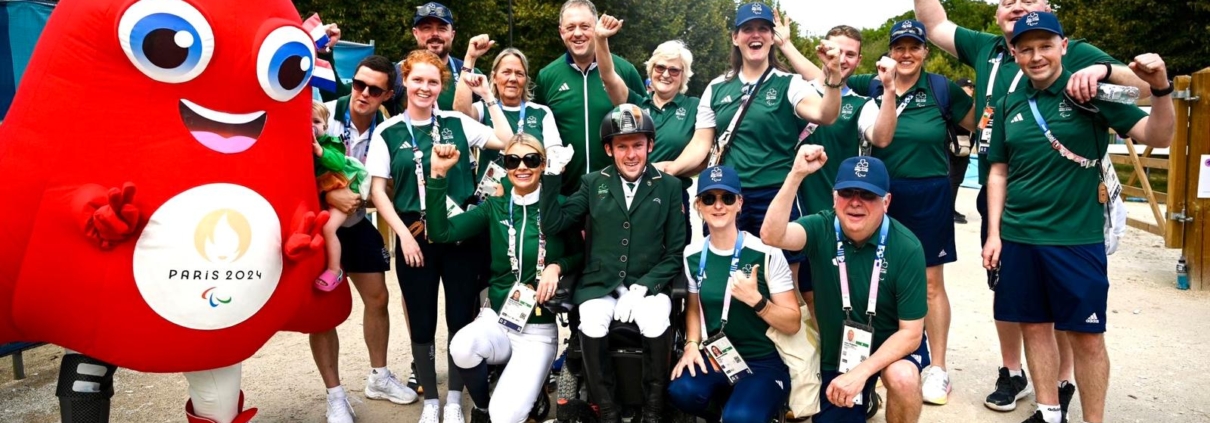 Irish Paralympic team at Paris