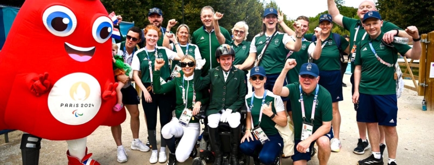 Irish Paralympic team at Paris